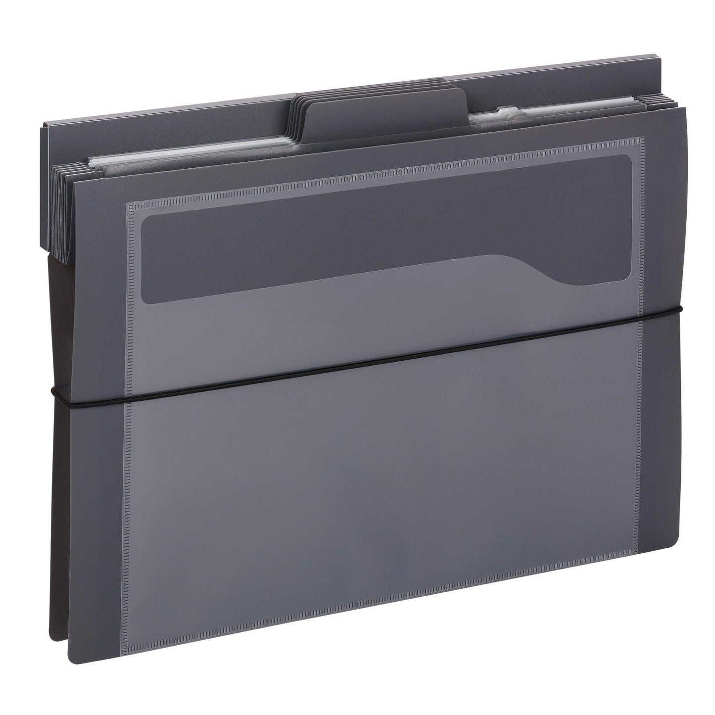 Cascading Wall Organizer, 6 Pockets, Letter, Gray/Neutral - Loomini