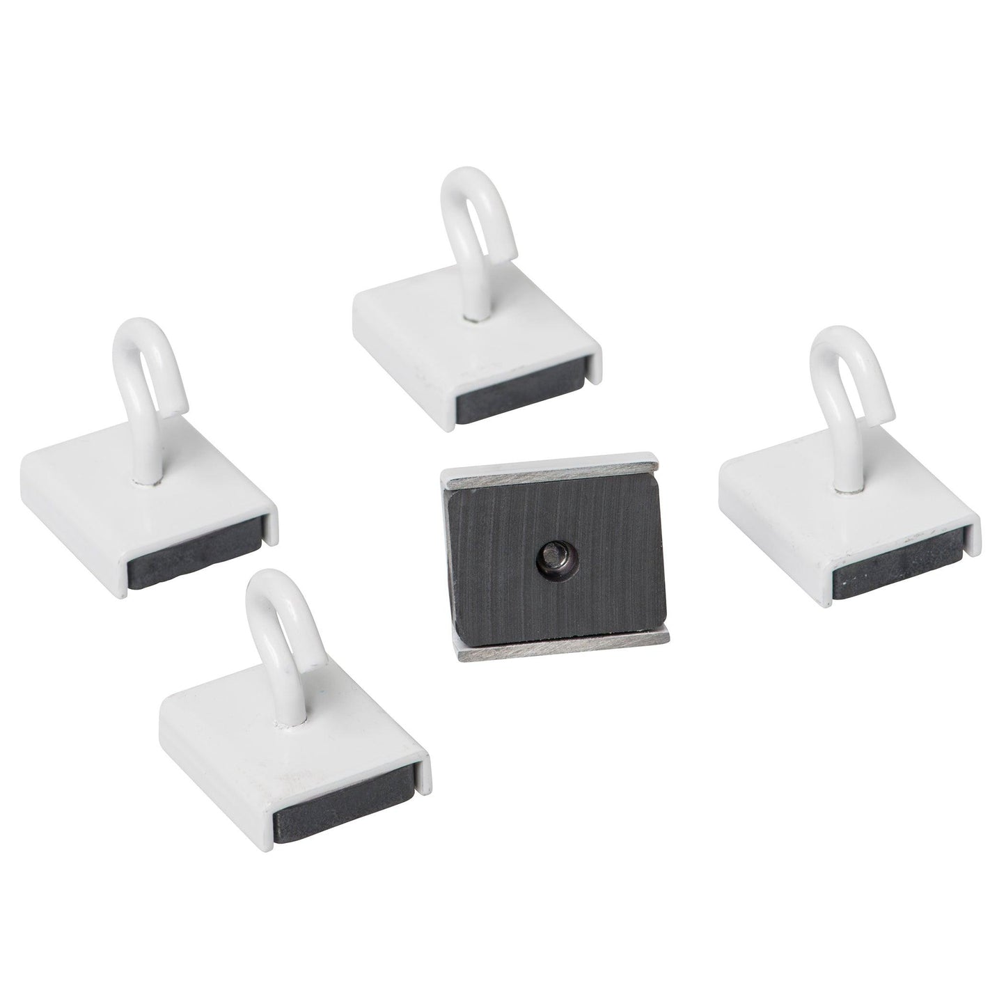 Ceramic Magnetic Ceiling Hooks, 5 Per Pack, 3 Packs - Loomini