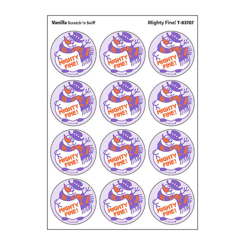 Mighty Fine!/Vanilla Scent Retro Scratch 'n Sniff Stinky Stickers®, 24 ct.