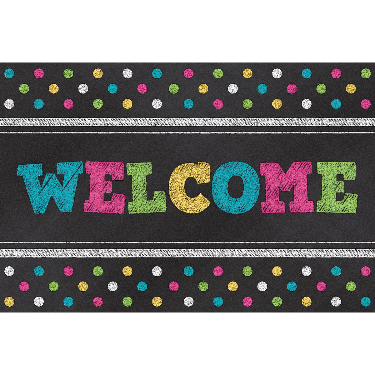Chalkboard Brights Welcome Postcards, 30 Per Pack, 6 Packs - Loomini