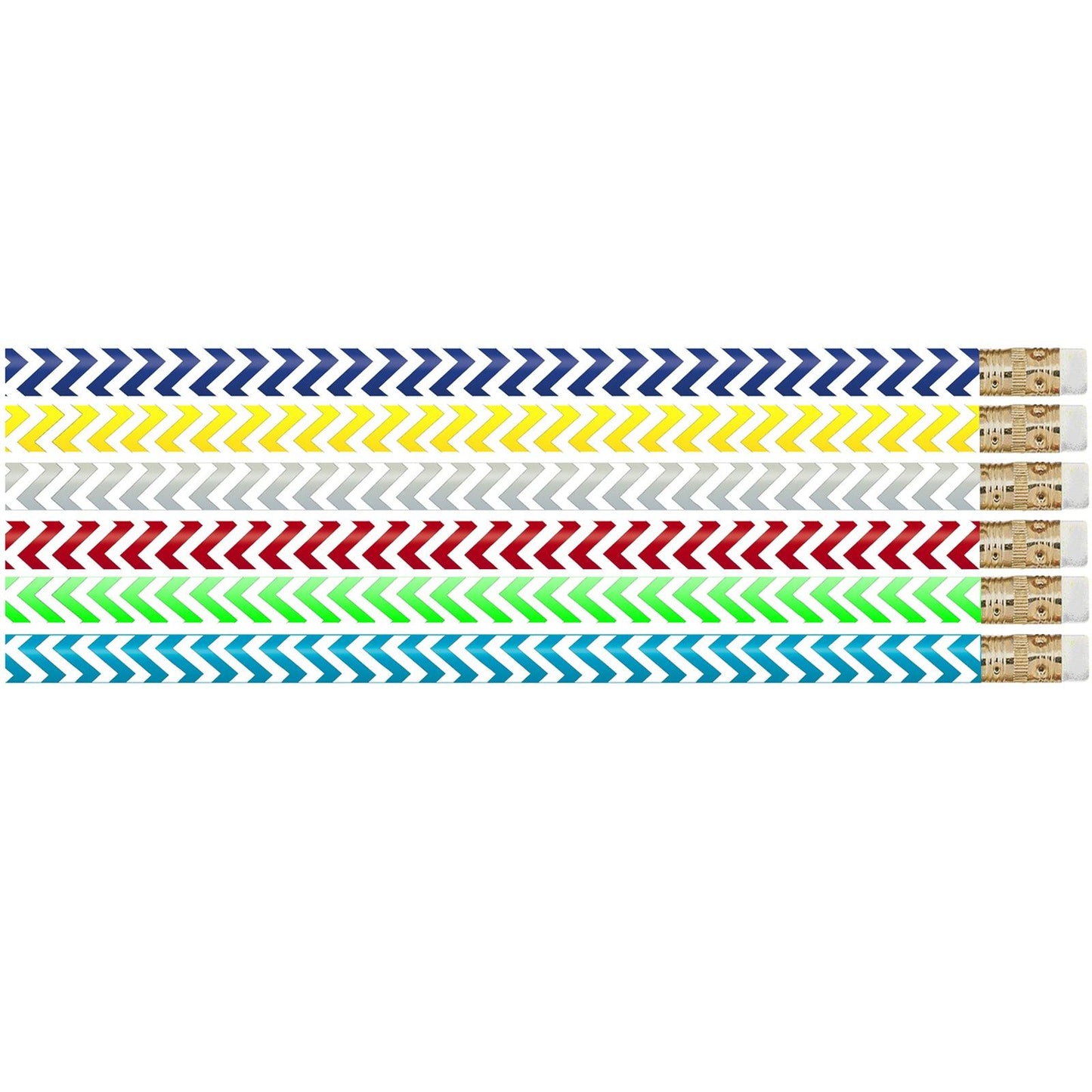 Chevron Chic Pencil, 12 Per Pack, 12 Packs - Loomini