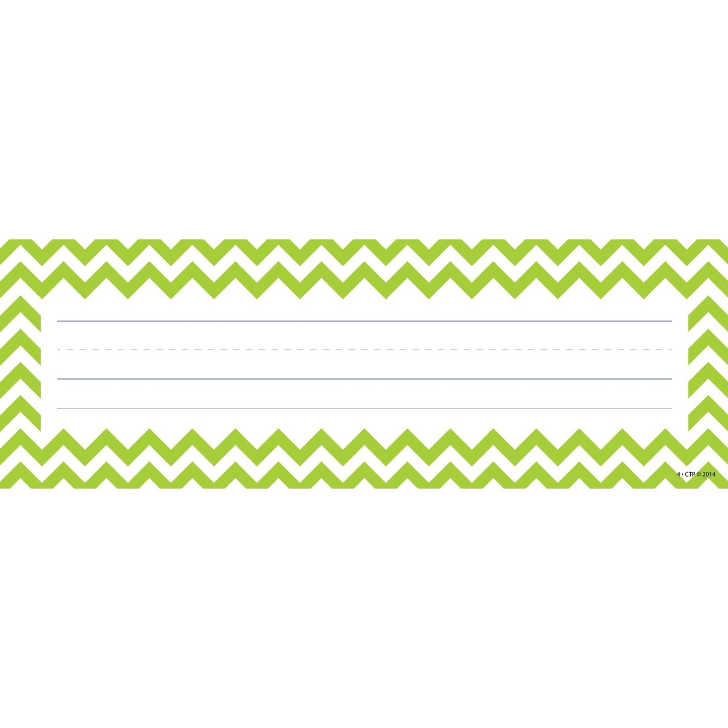 Chevron Solids Name Plates, 36 Per Pack, 6 Packs - Loomini