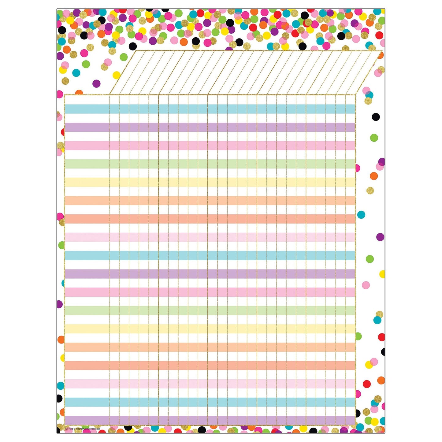 Confetti Incentive Chart, Pack of 6 - Loomini