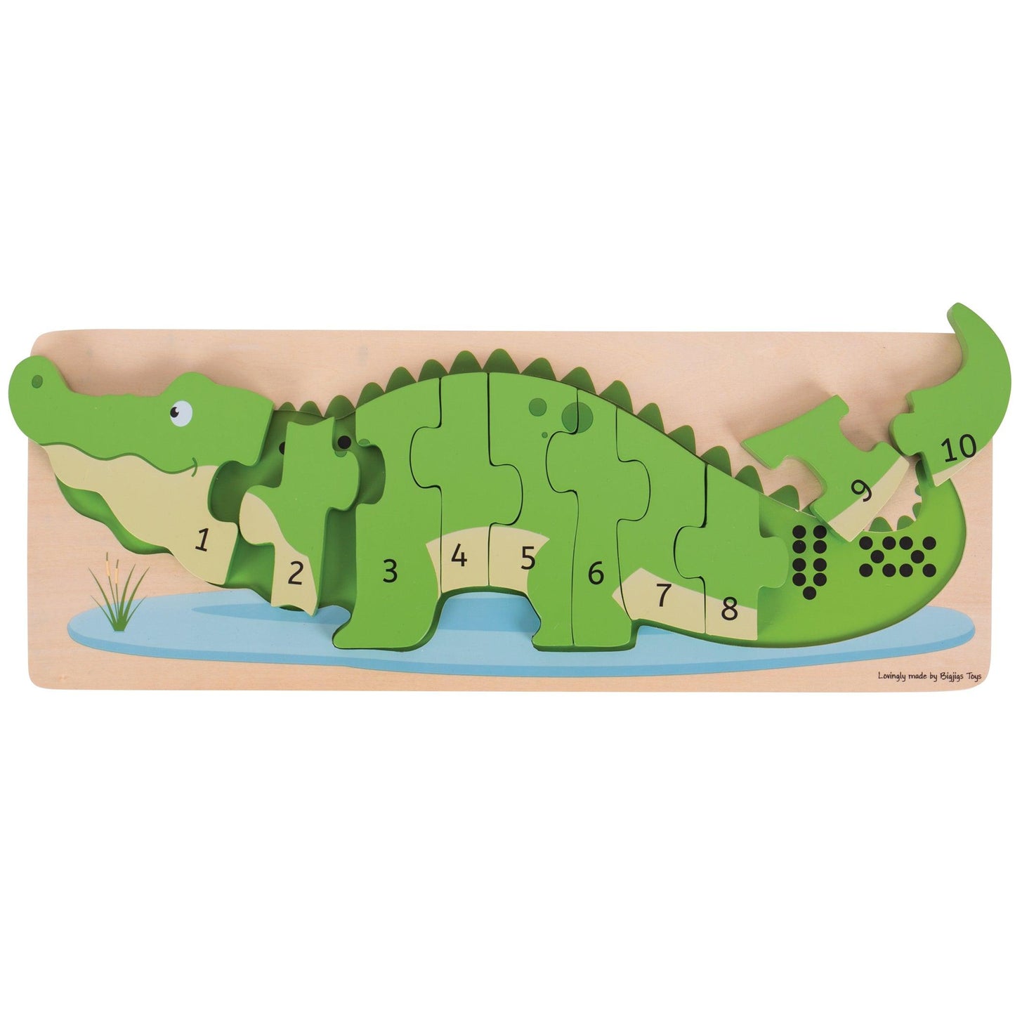 Crocodile Number Puzzle - Loomini