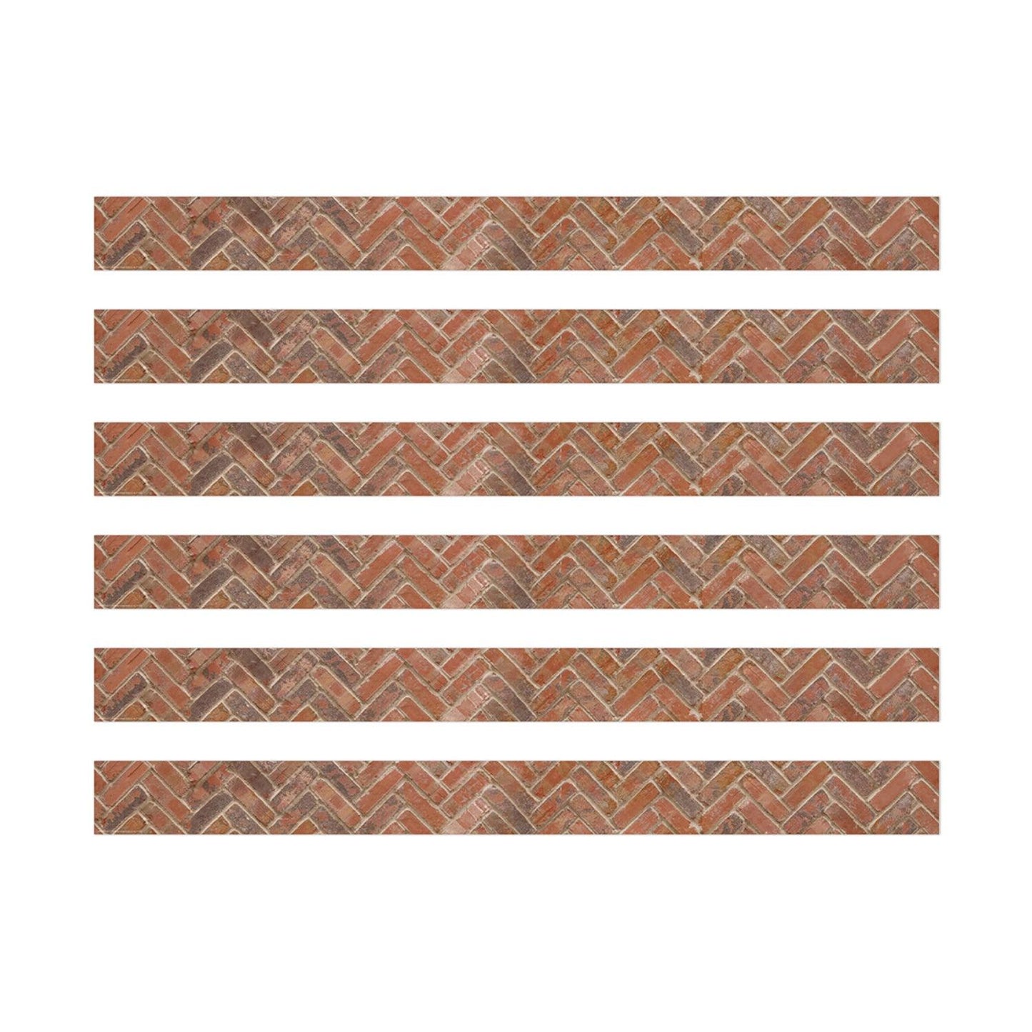 Curiosity Garden Brick Extra Wide Deco Trim®, 37 Feet Per Pack, 6 Packs - Loomini