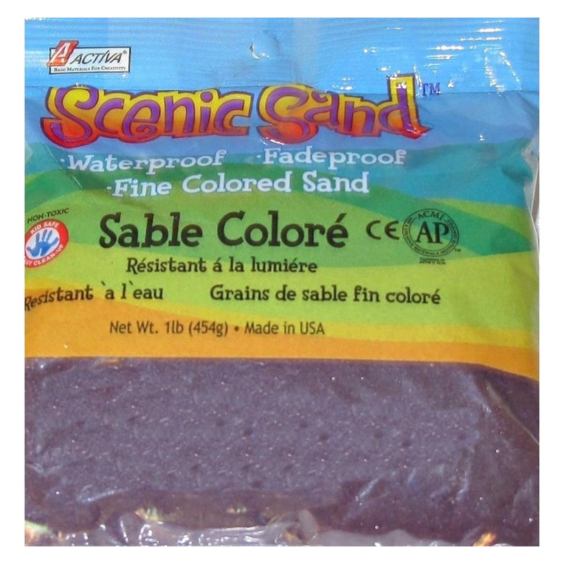 Scenic Sand™ Craft Colored Sand, Purple, 1lb (454g) Bag