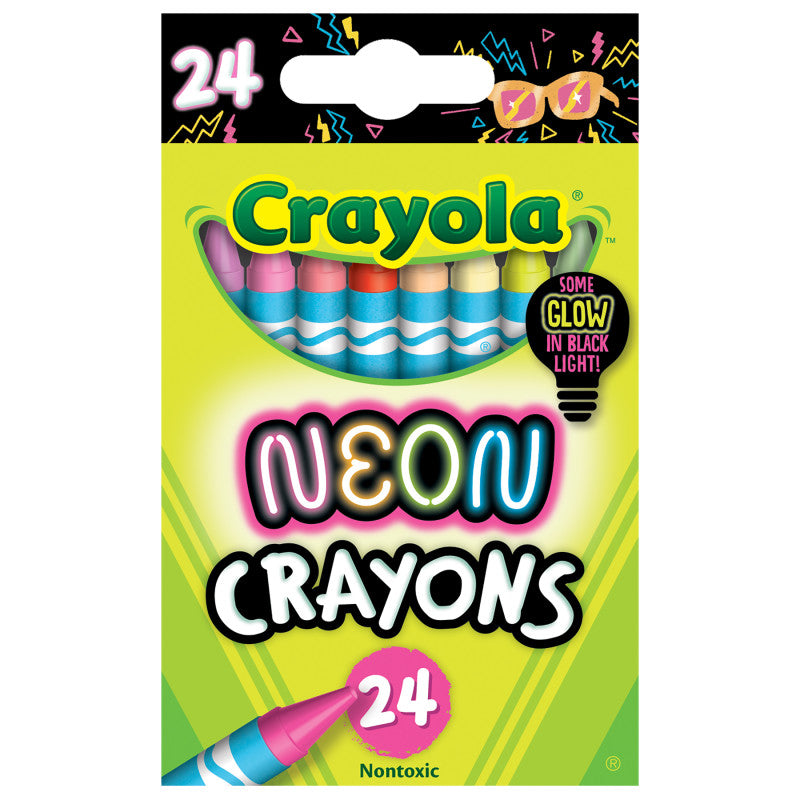 Neon Crayons, 24 Colors