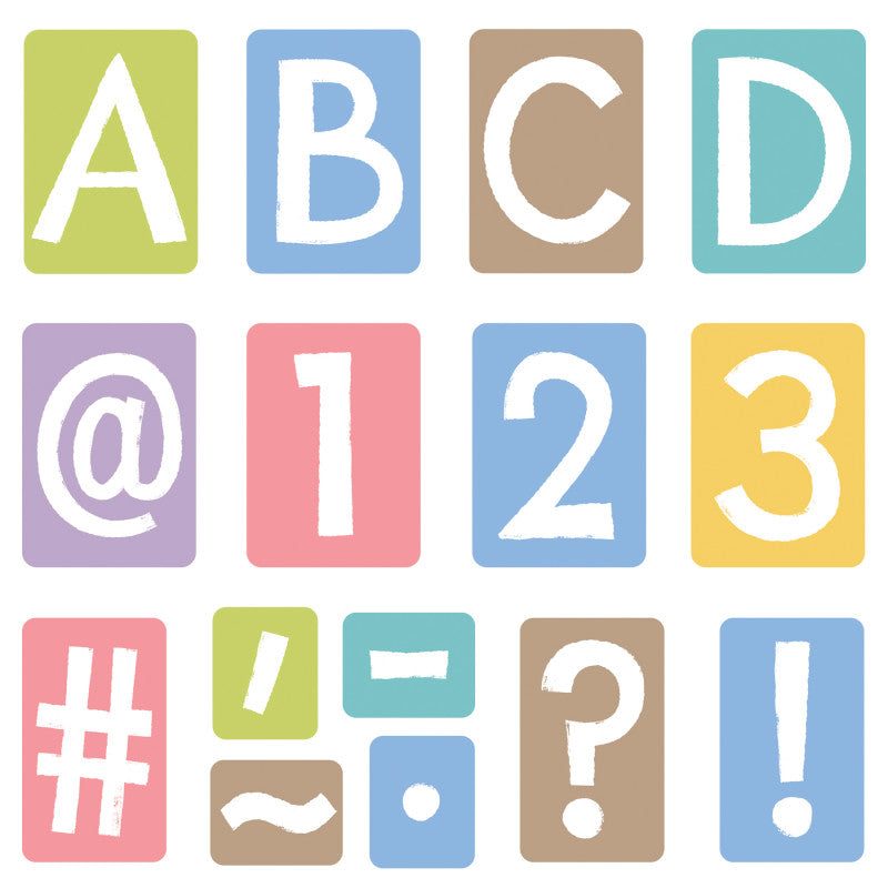 Garden Path 4" Tiles Uppercase Ready Letters®, 150 Pieces