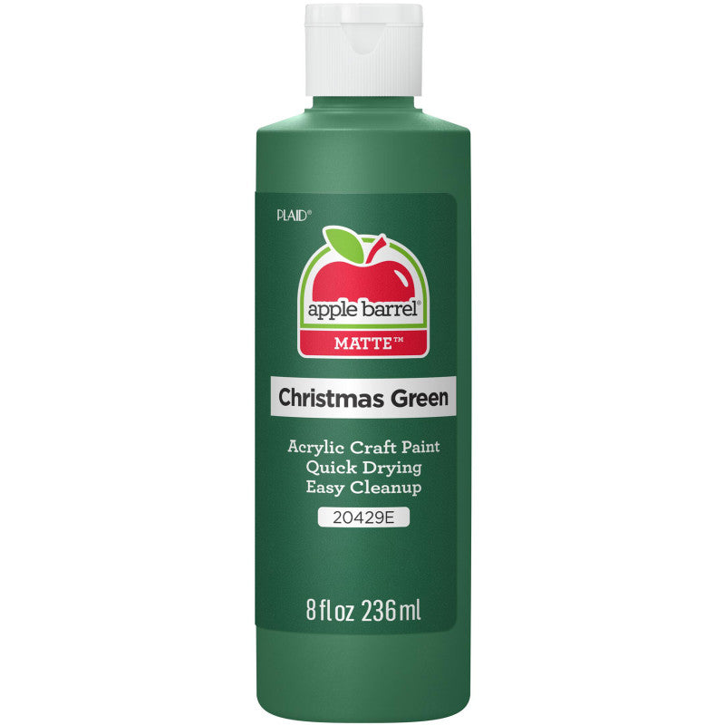 Acrylic Paint Matte, 8oz., Christmas Green