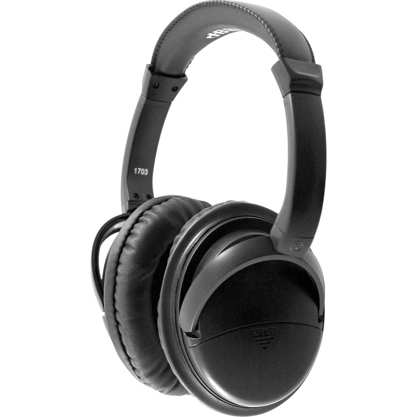 Deluxe Active Noise-Cancelling Headphones with Case - Loomini
