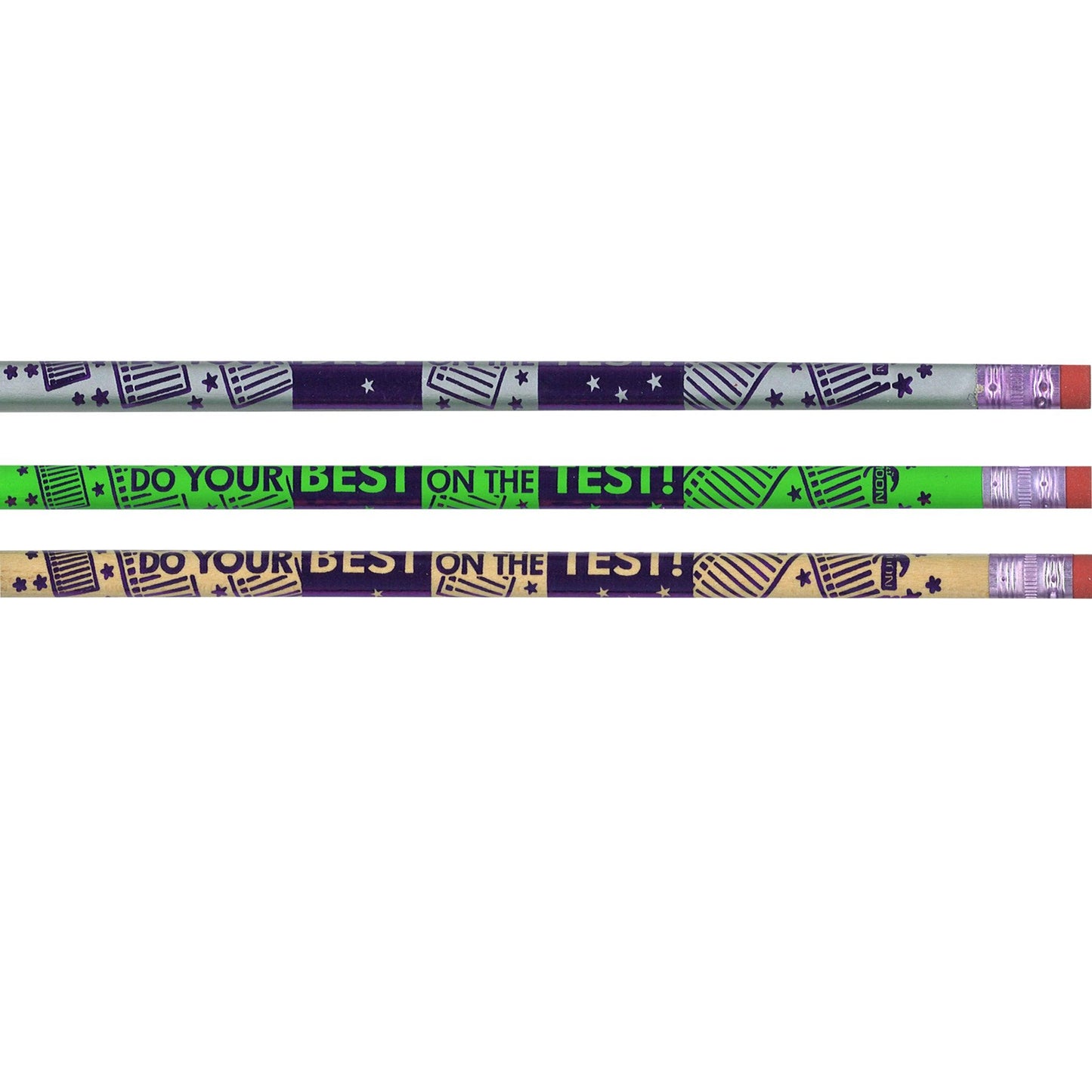 Do Your Best on the Test Pencils, 12 Per Pack, 12 Packs - Loomini