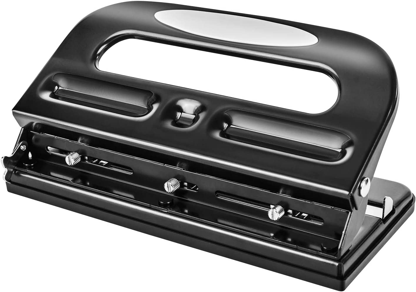 3 Hole Punch, 10 Sheet Capacity, Black