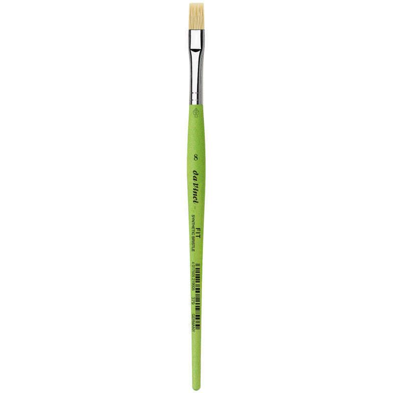 FIT Synthetics Student Brush, Synthetic, Acrylic & Oil, Flat, Series 379, Size 8
