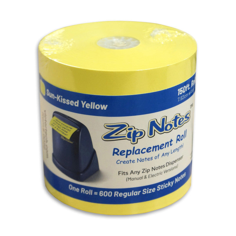 Zip Notes Refill Paper, Yellow