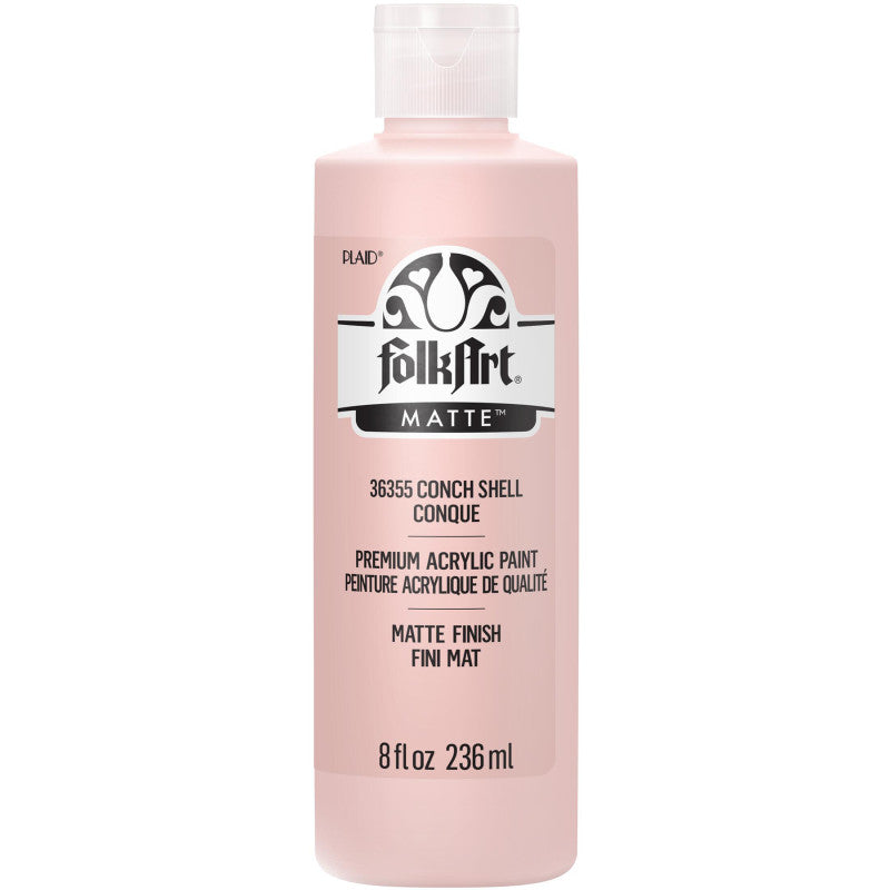 Acrylic Paint Matte, 8oz., Conch Shell
