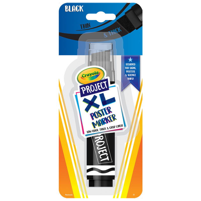 Project XL Poster Marker, Black, Single