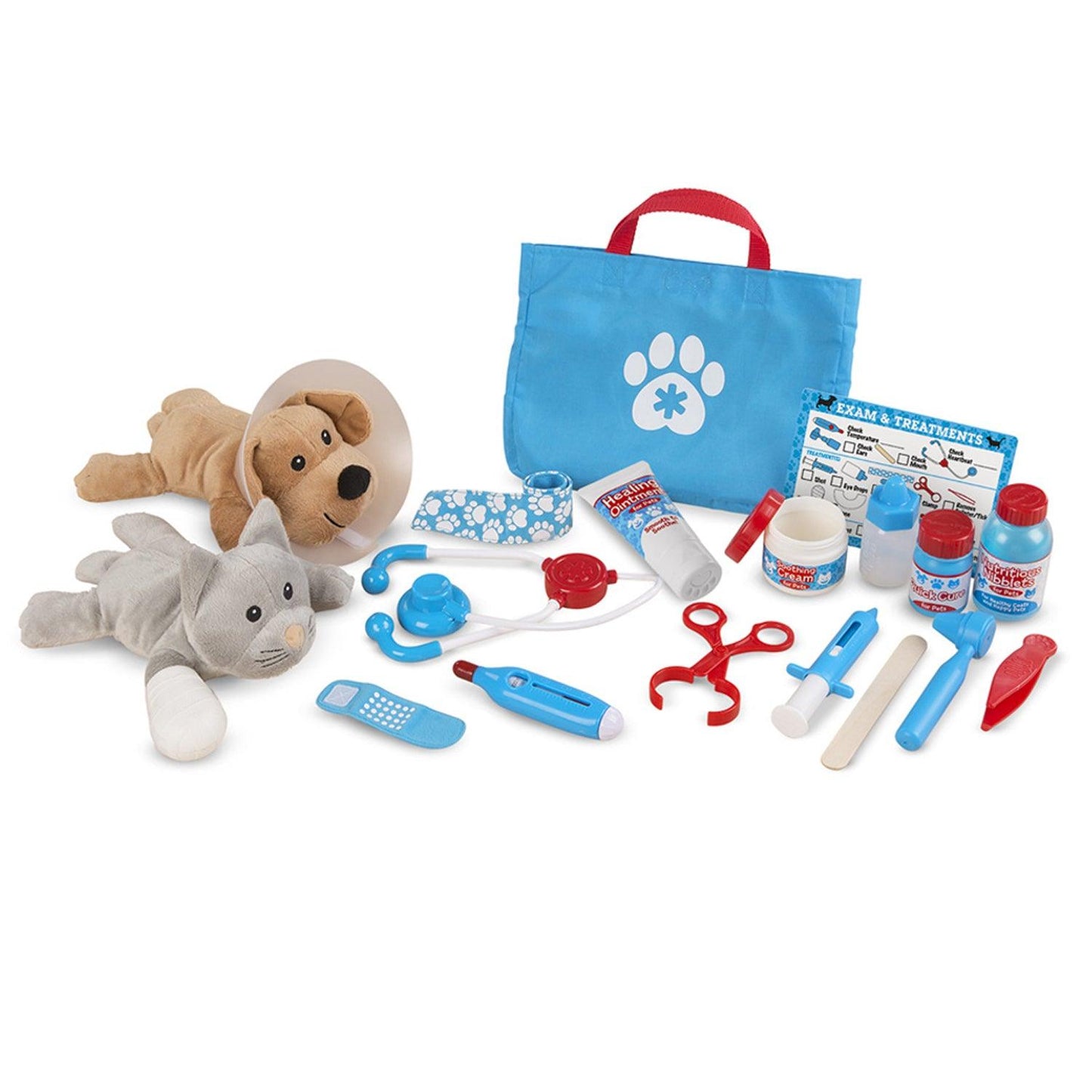 Examine & Treat Pet Vet Play Set - Loomini