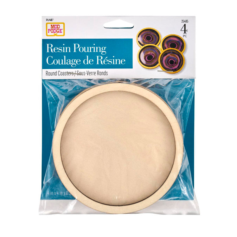 Resin Pouring Surface, Coasters, 4-Piece