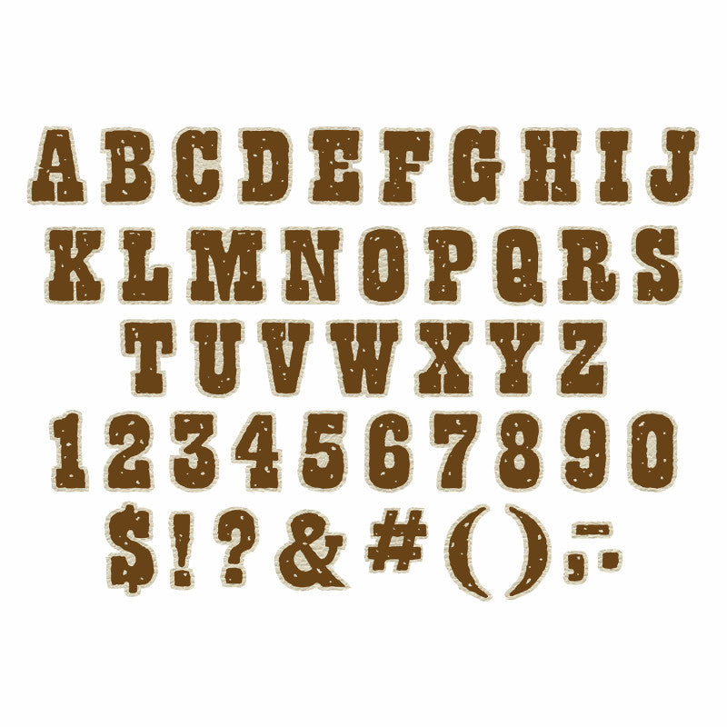 Wild Wild Classroom Deco Letters, 181 Characters