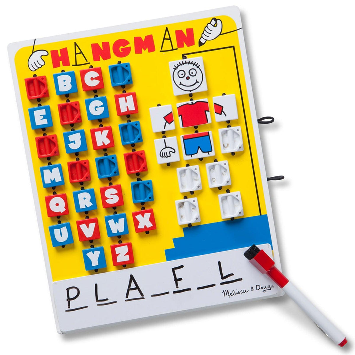 Flip-to-Win Hangman Travel Game, Pack of 2 - Loomini