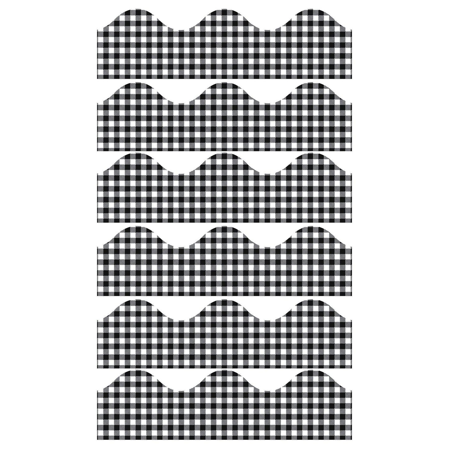 Gingham Extra Wide Deco Trim®, 37 Feet Per Pack, 6 Packs - Loomini