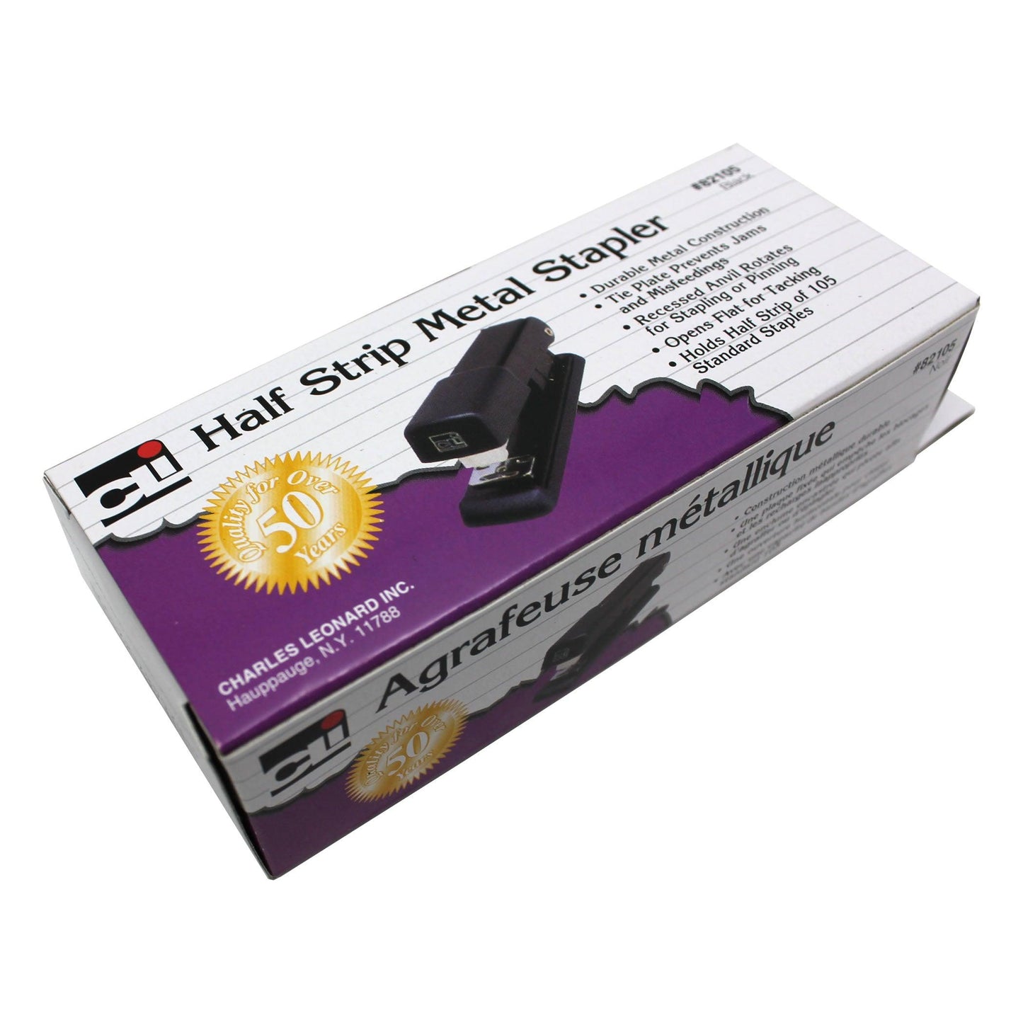 Half Strip Economy Metal Stapler, Pack of 6 - Loomini