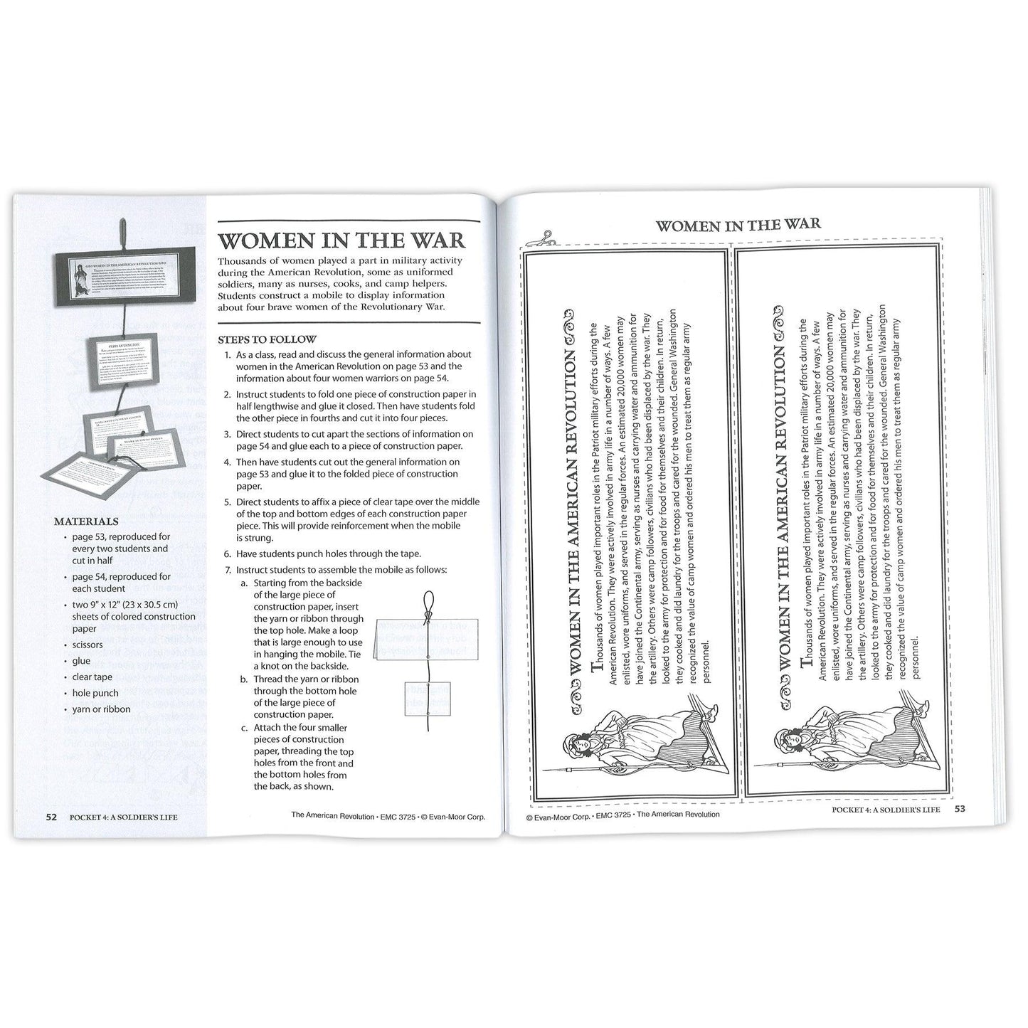 History Pockets: The American Revolution Book, Grades 4-6+ - Loomini