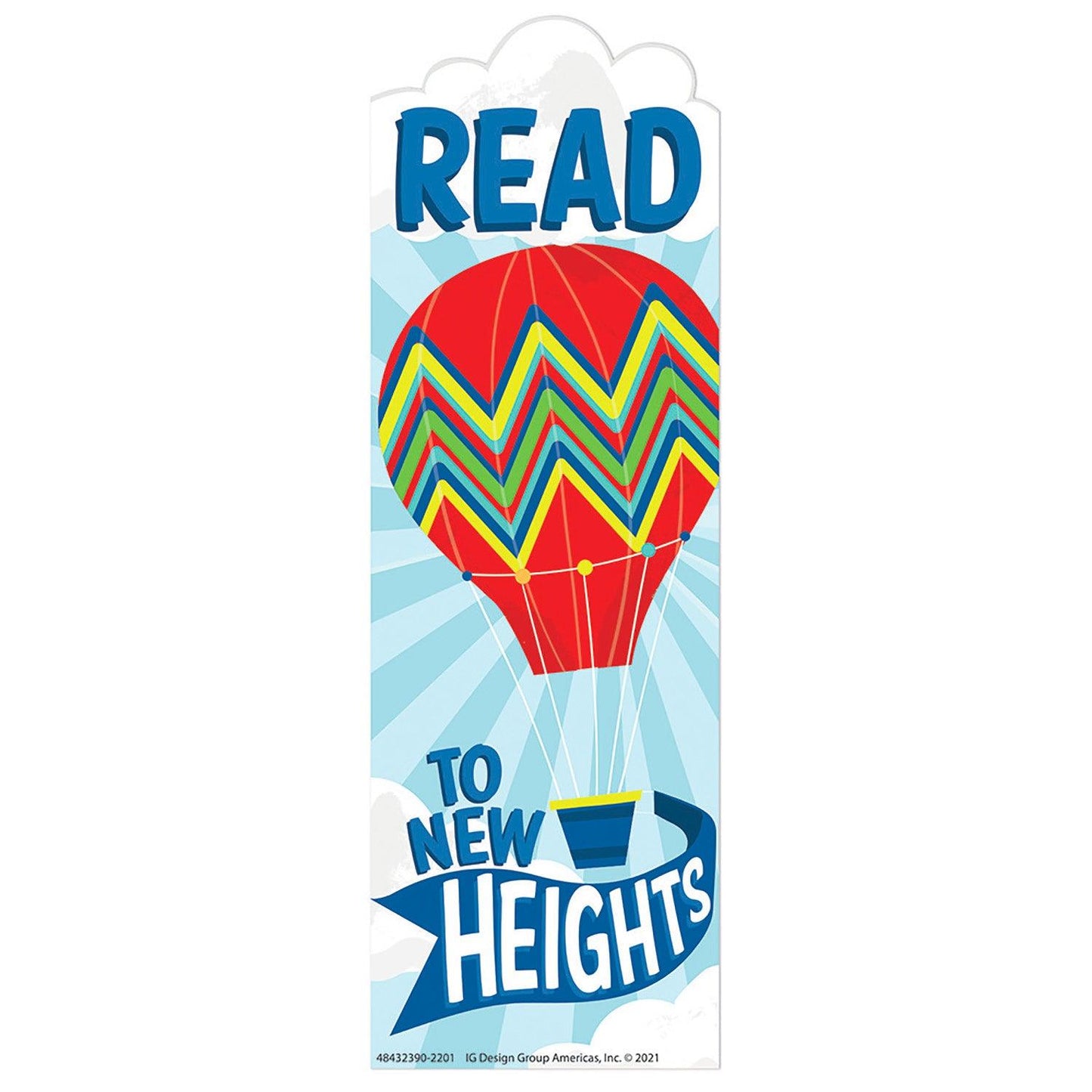 Hot Air Balloon New Heights Bookmarks, 36 Per Pack, 6 Packs - Loomini
