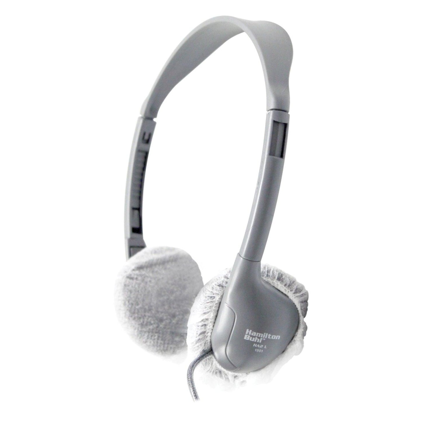 Hygenx Sanitary Ear Cushion Covers (2.5" White, 50 Pairs) - For On-Ear Headphones & Headsets - Loomini