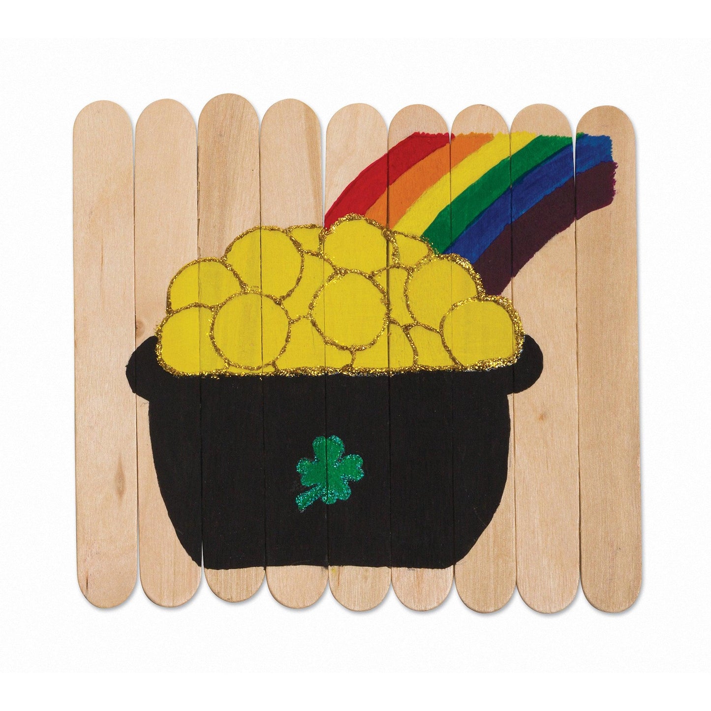 Jumbo Craft Sticks, Natural, 6" x 0.75", 500 Pieces Per Pack, 2 Packs - Loomini