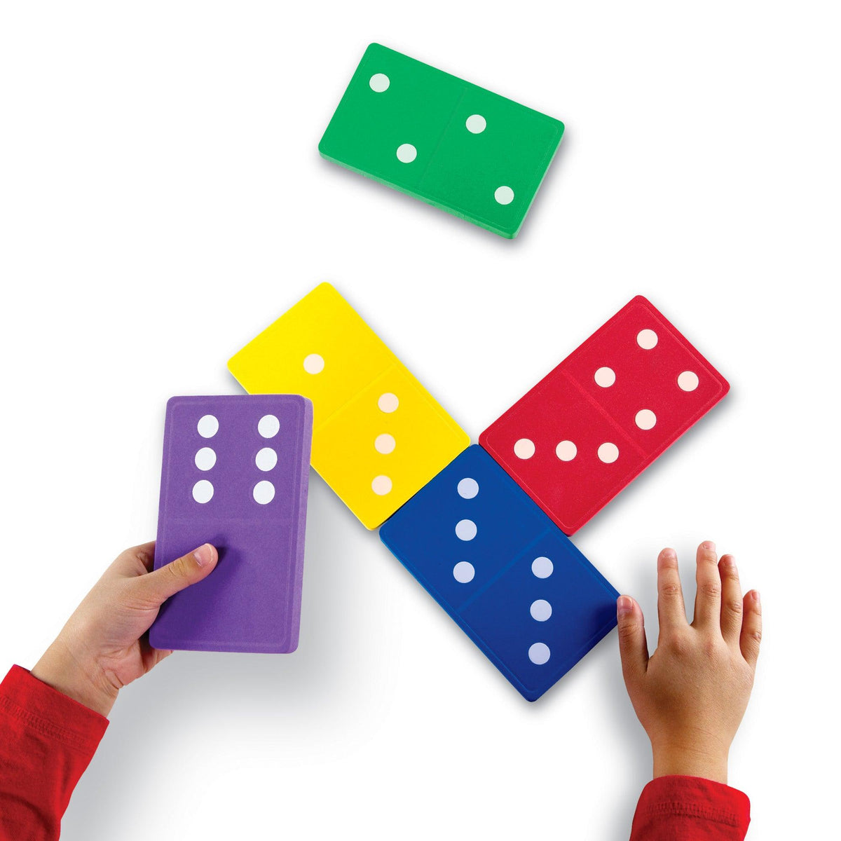 Jumbo Foam Dominoes, Set of 28 - Loomini