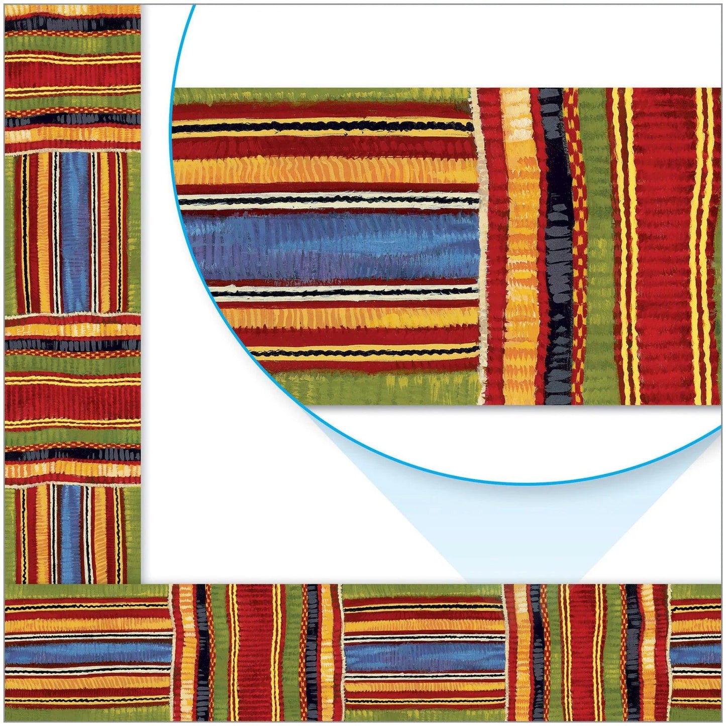 Kente Cloth Bolder Borders®, 35.75' Per Pack, 6 Packs - Loomini