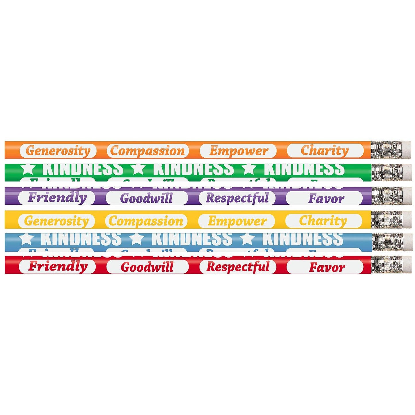 Kindness Kounts Motivational Pencil, 12 Per Pack, 12 Packs - Loomini