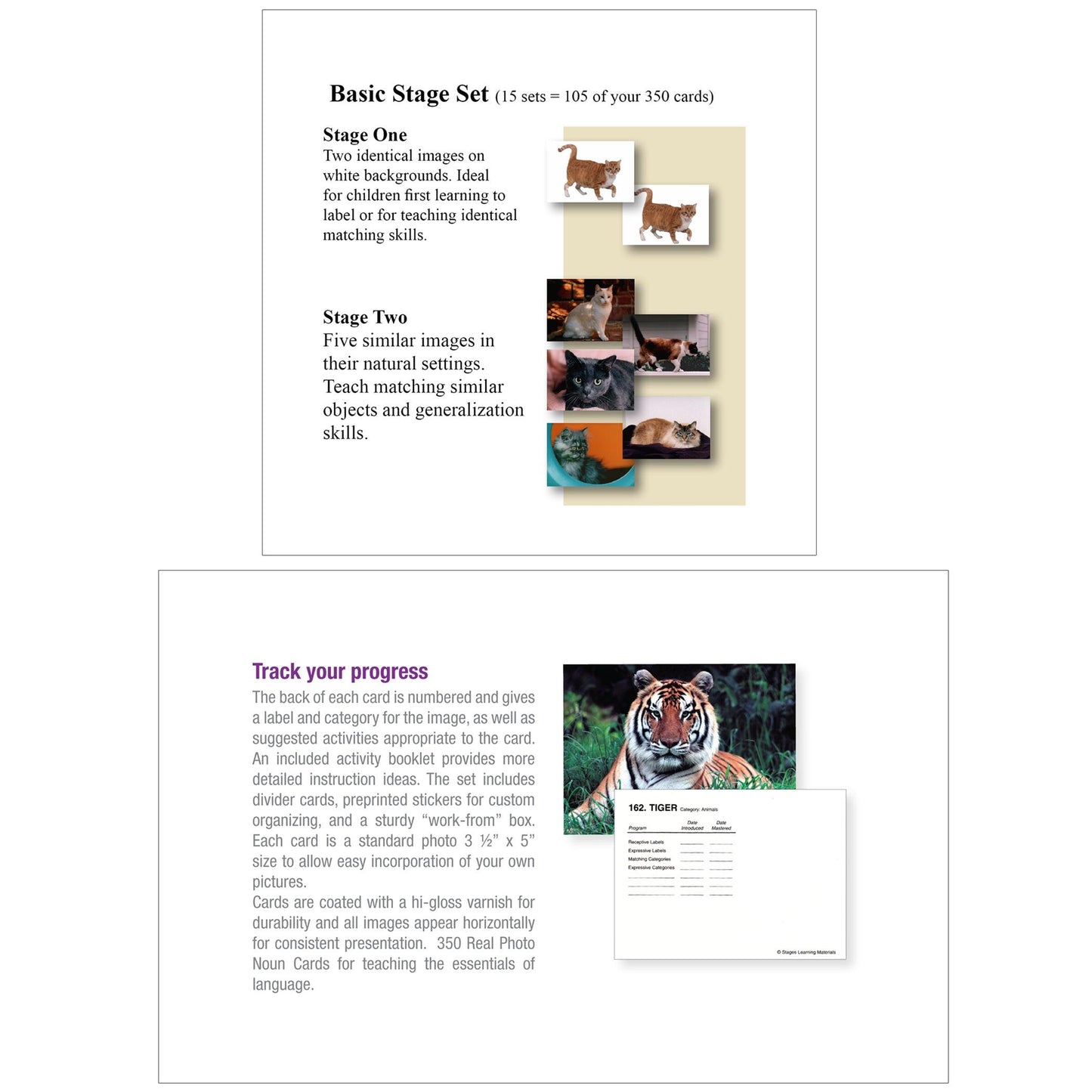 Language Builder® Picture Nouns Card Set 1, Pack of 350 - Loomini