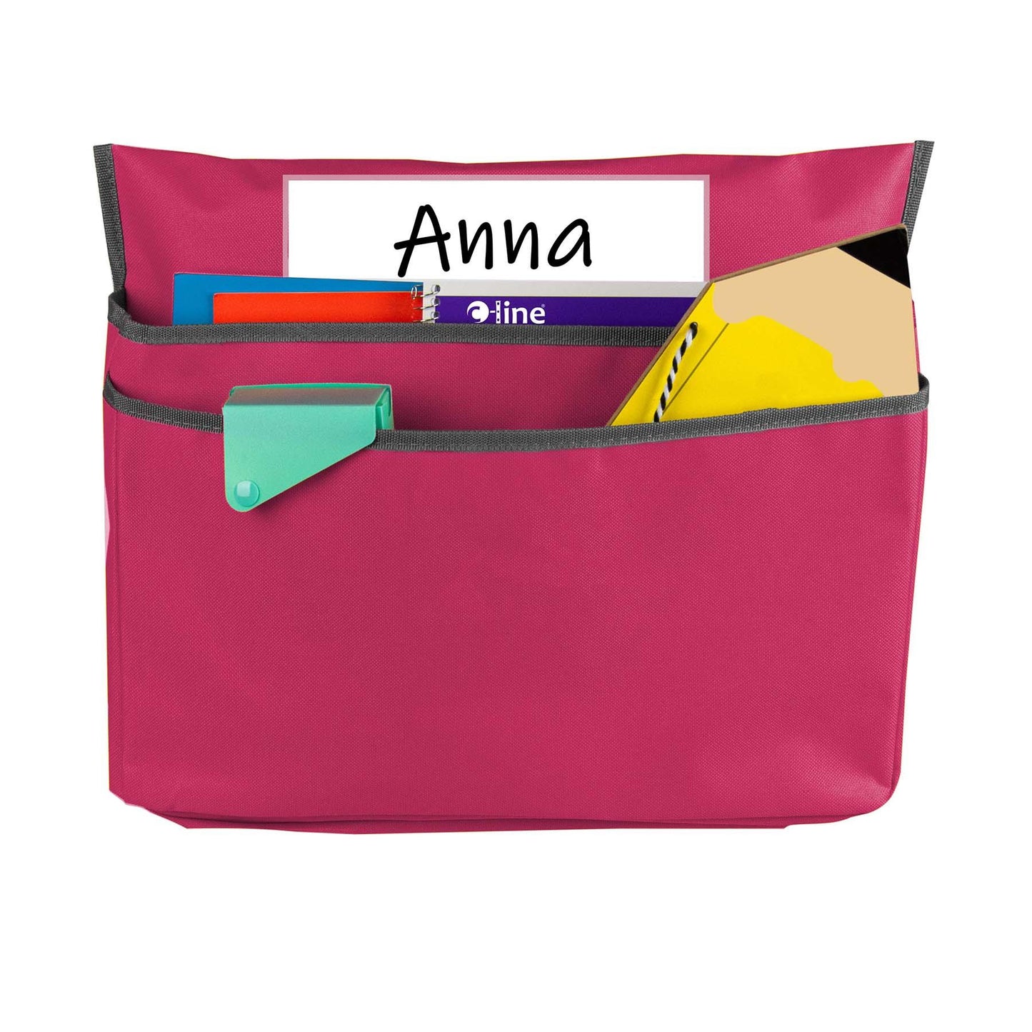 Large Chair Cubbie™, 17", Sunset Red, Pack of 2 - Loomini