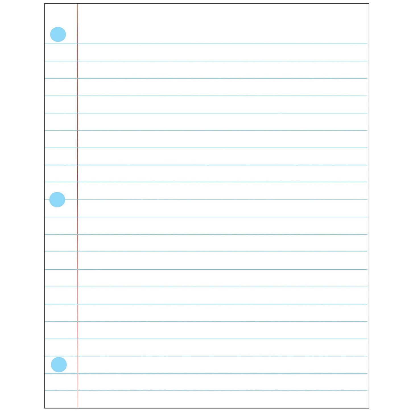 Large Magnetic Notebook Page, 12" x 15", Pack of 3 - Loomini