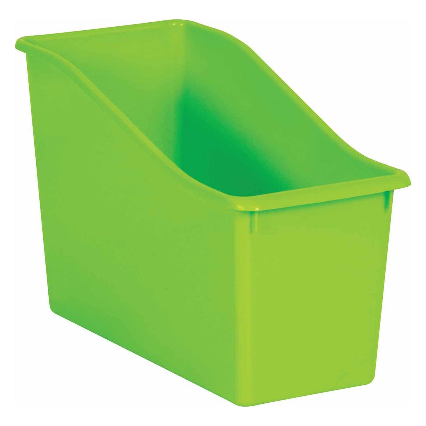 Lime Plastic Book Bin, Pack of 6 - Loomini