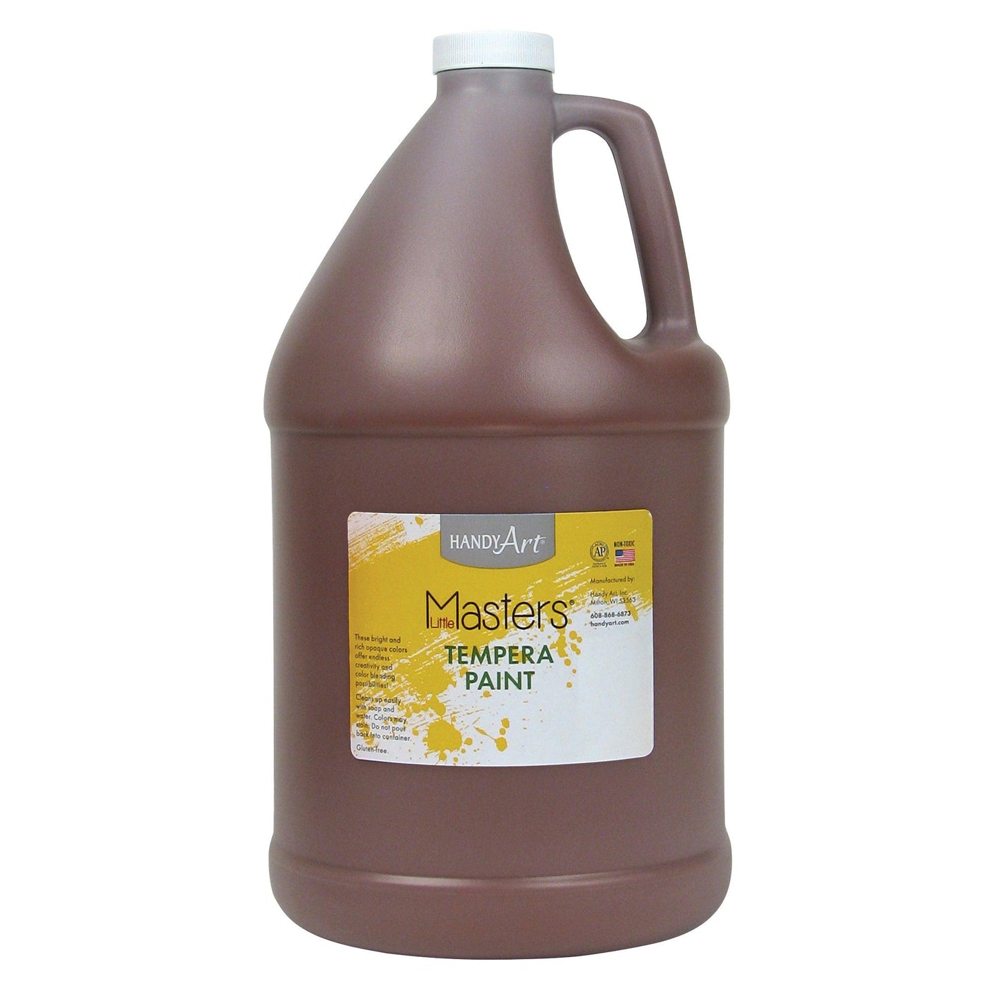 Little Masters® Tempera Paint, Brown, Gallon - Loomini