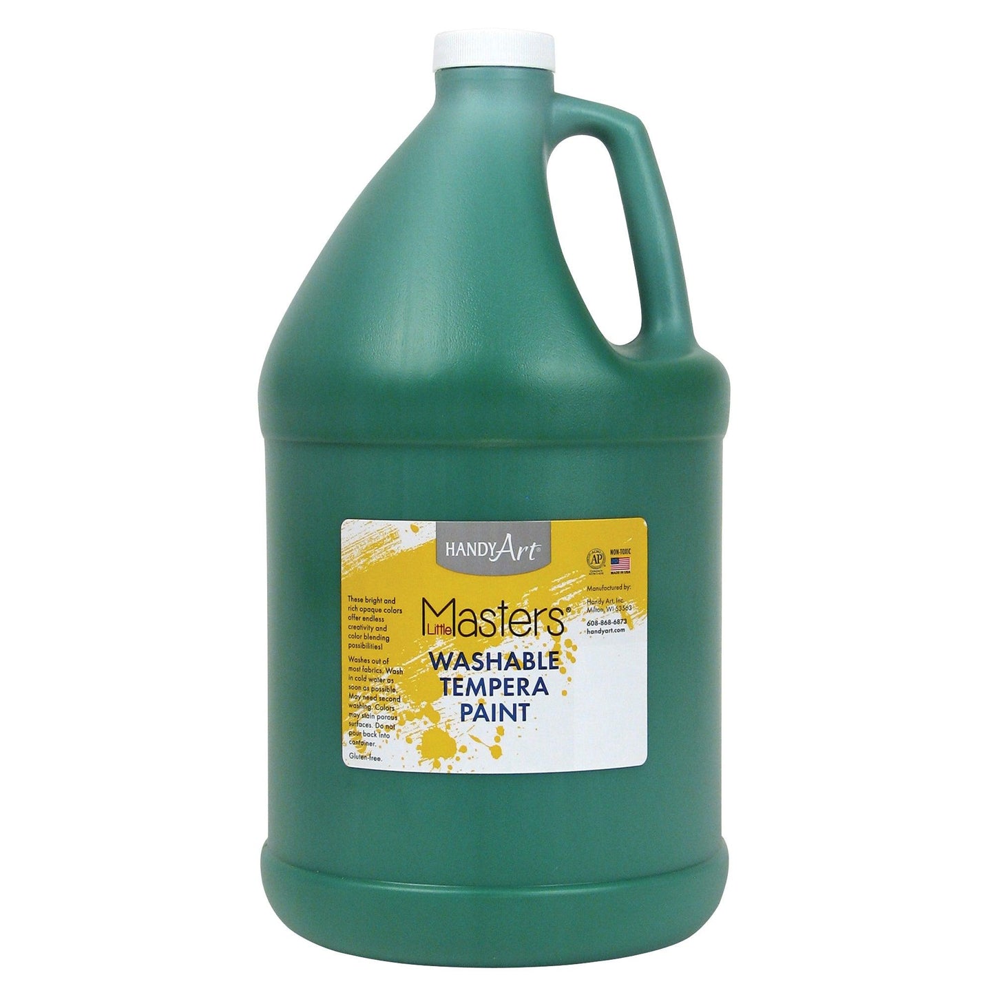 Little Masters® Washable Tempera Paint, Green, Gallon - Loomini