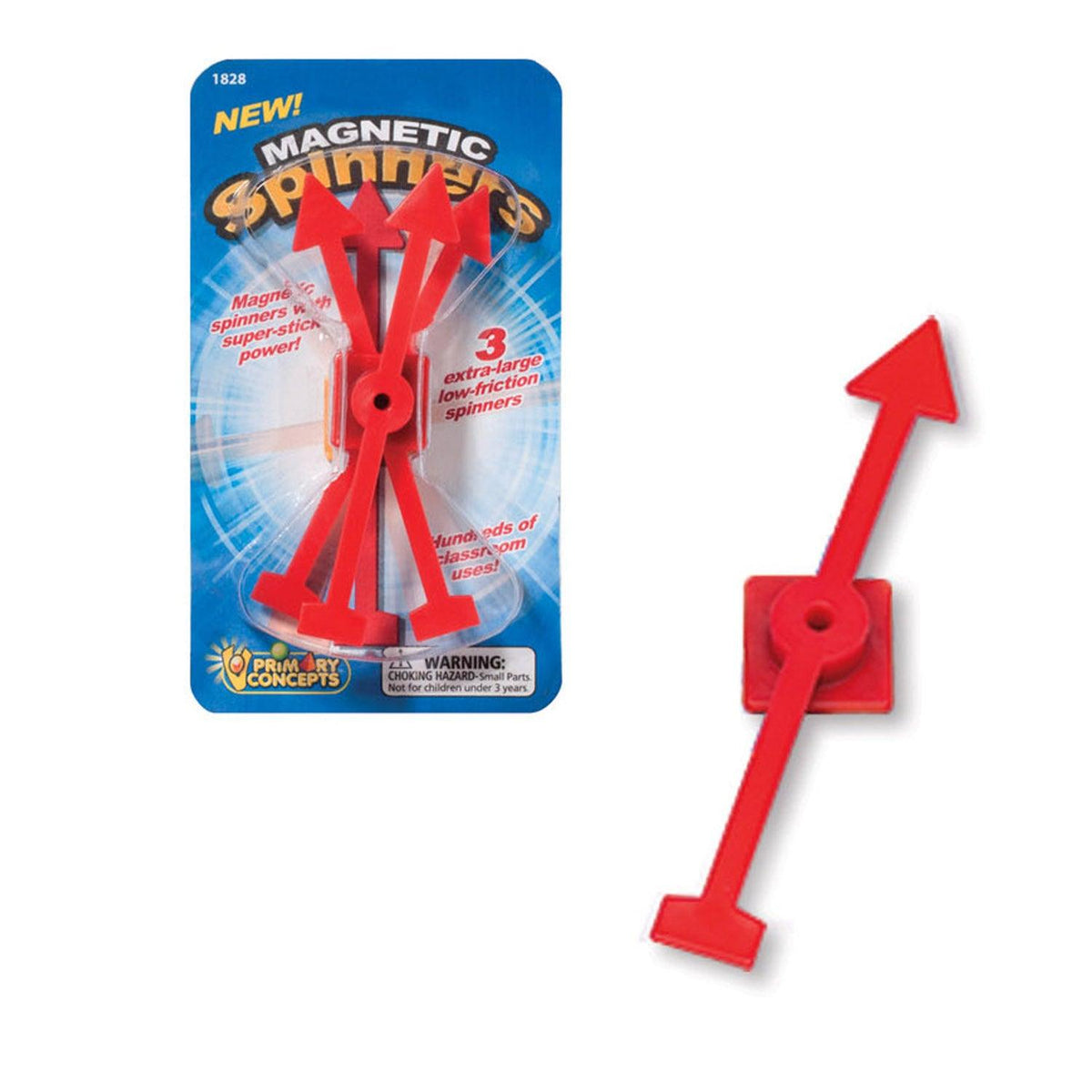 Magnetic Spinners, 3 Per Set, 3 Sets - Loomini