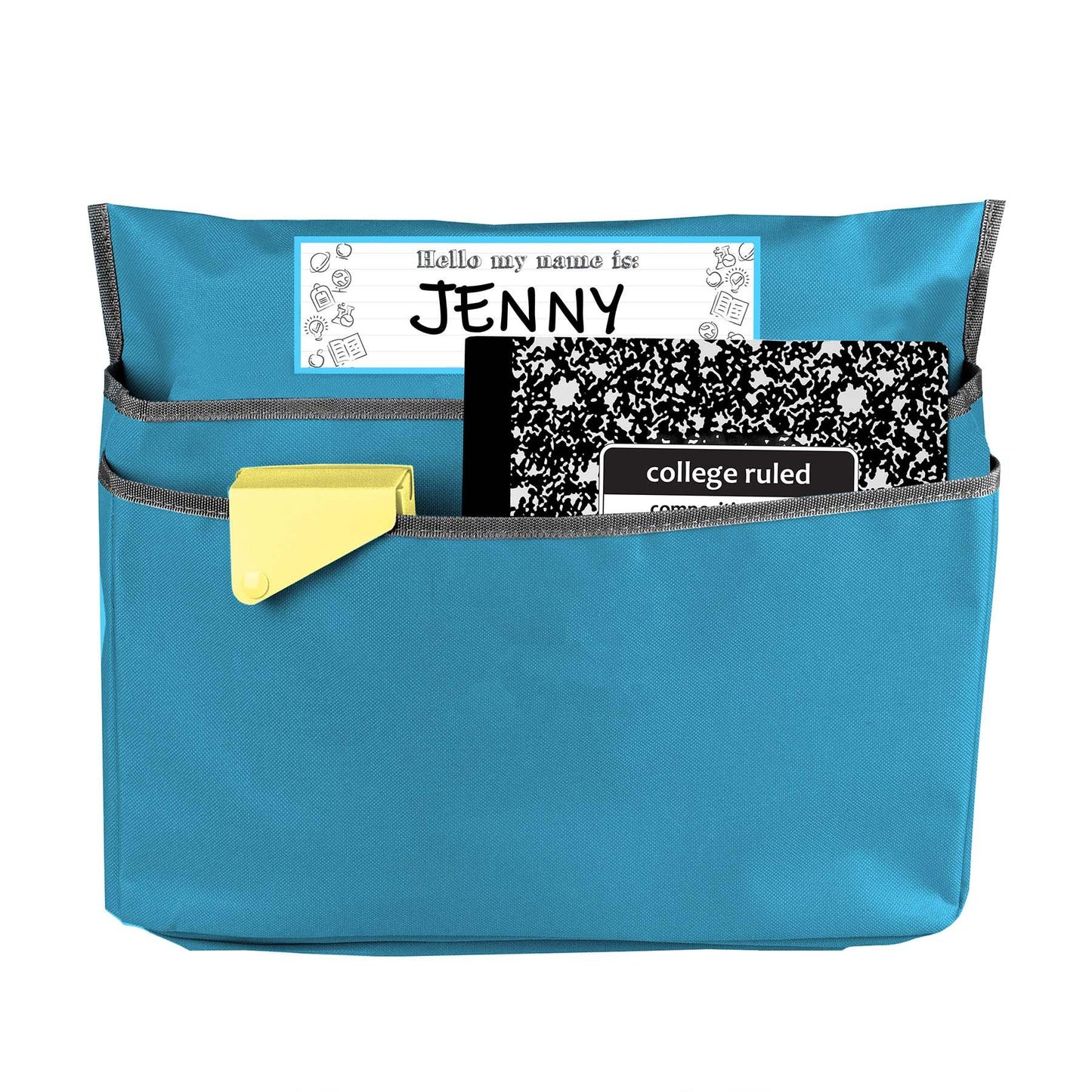 Medium Chair Cubbie™, 15", Seaside Blue, Pack of 2 - Loomini