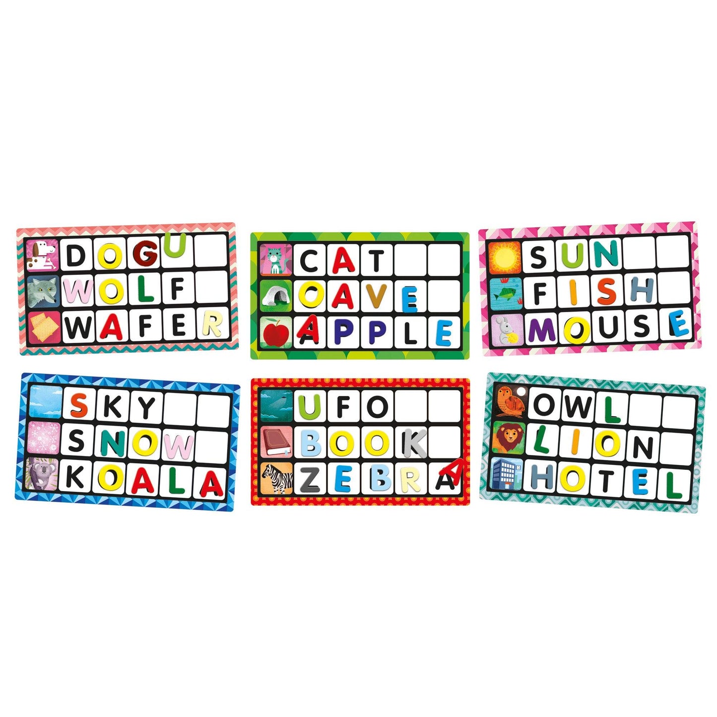 Montessori Touch Bingo Letters & Words - Loomini