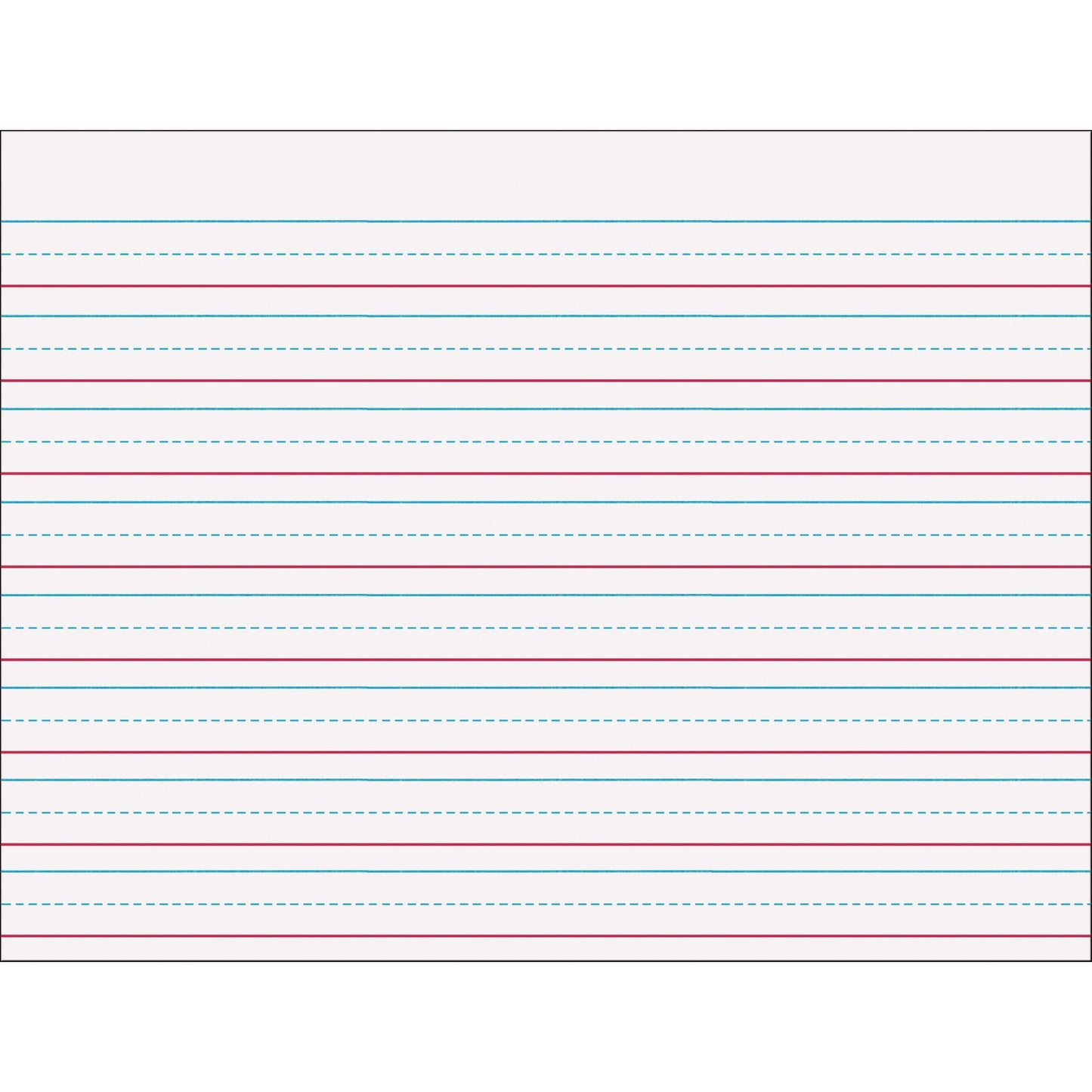 Multi-Sensory Raised Ruled Tablet, Tape Bound, 5/8" x 5/16" x 5/16" Ruled Long, 10-1/2" x 8", 40 Sheets, Pack of 3 - Loomini