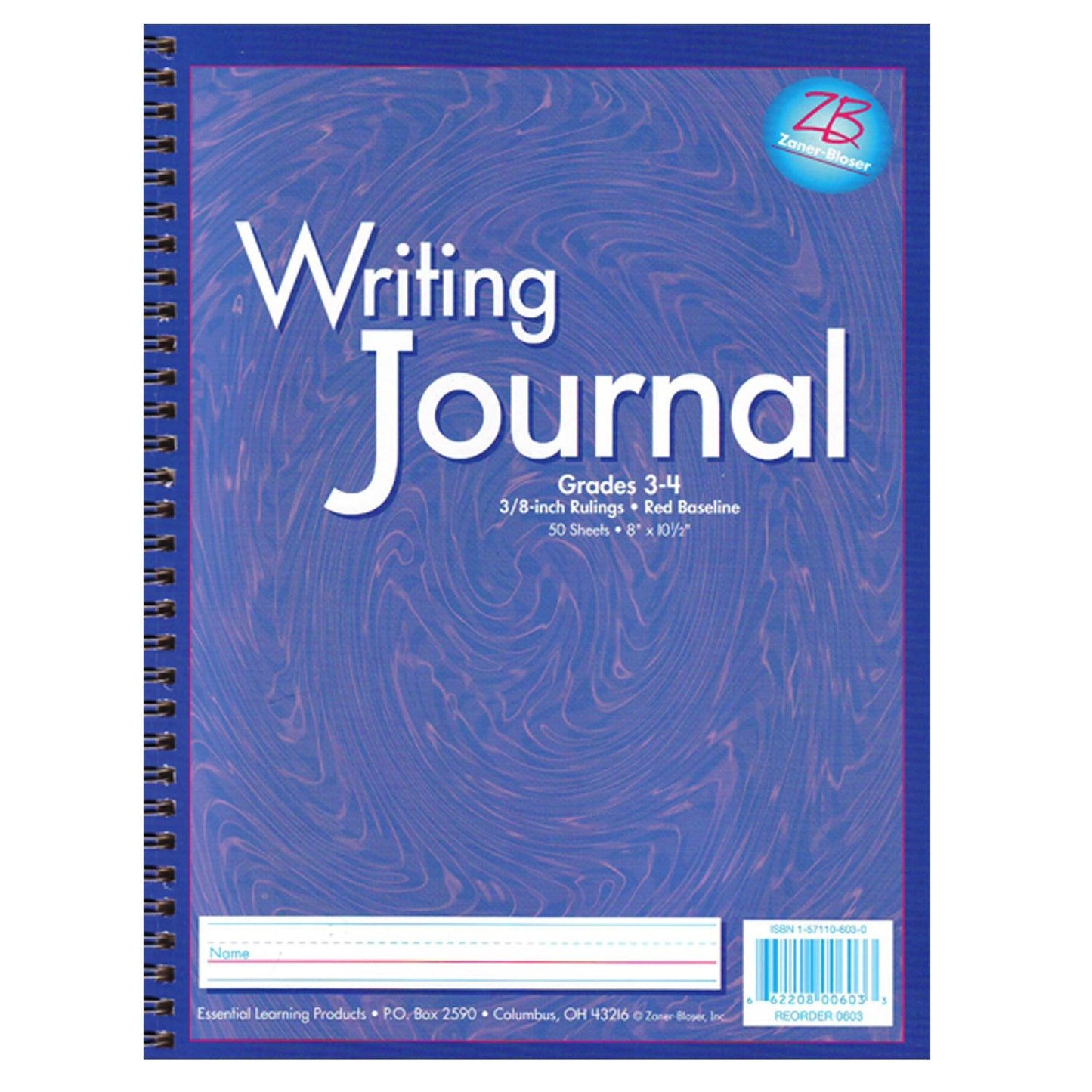 My Writing Journals, Grade 3-4, Purple, Pack of 6 - Loomini