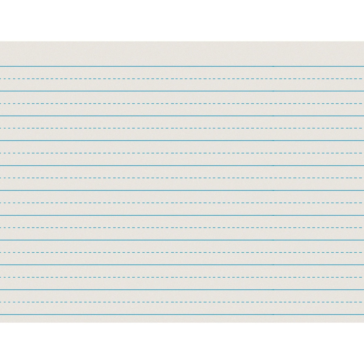 Newsprint Handwriting Paper, Alternate Dotted, Grade 2, 3/4" x 3/8" Ruled Long, 11" x 8-1/2", 500 Sheets Per Pack, 5 Packs - Loomini