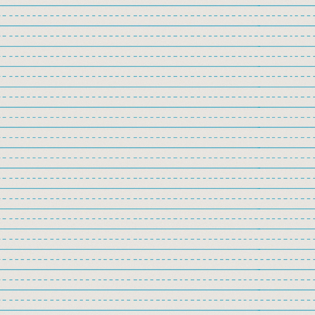 Newsprint Handwriting Paper, Alternate Dotted, Grade 3, 1/2" x 1/4" Ruled Long, 11" x 8-1/2", 500 Sheets Per Pack, 5 Packs - Loomini