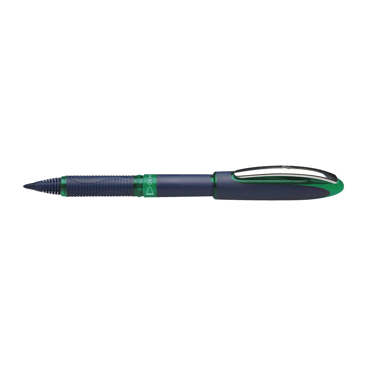One Business Rollerball Pens, 0.6mm, Green, Pack of 10 - Loomini
