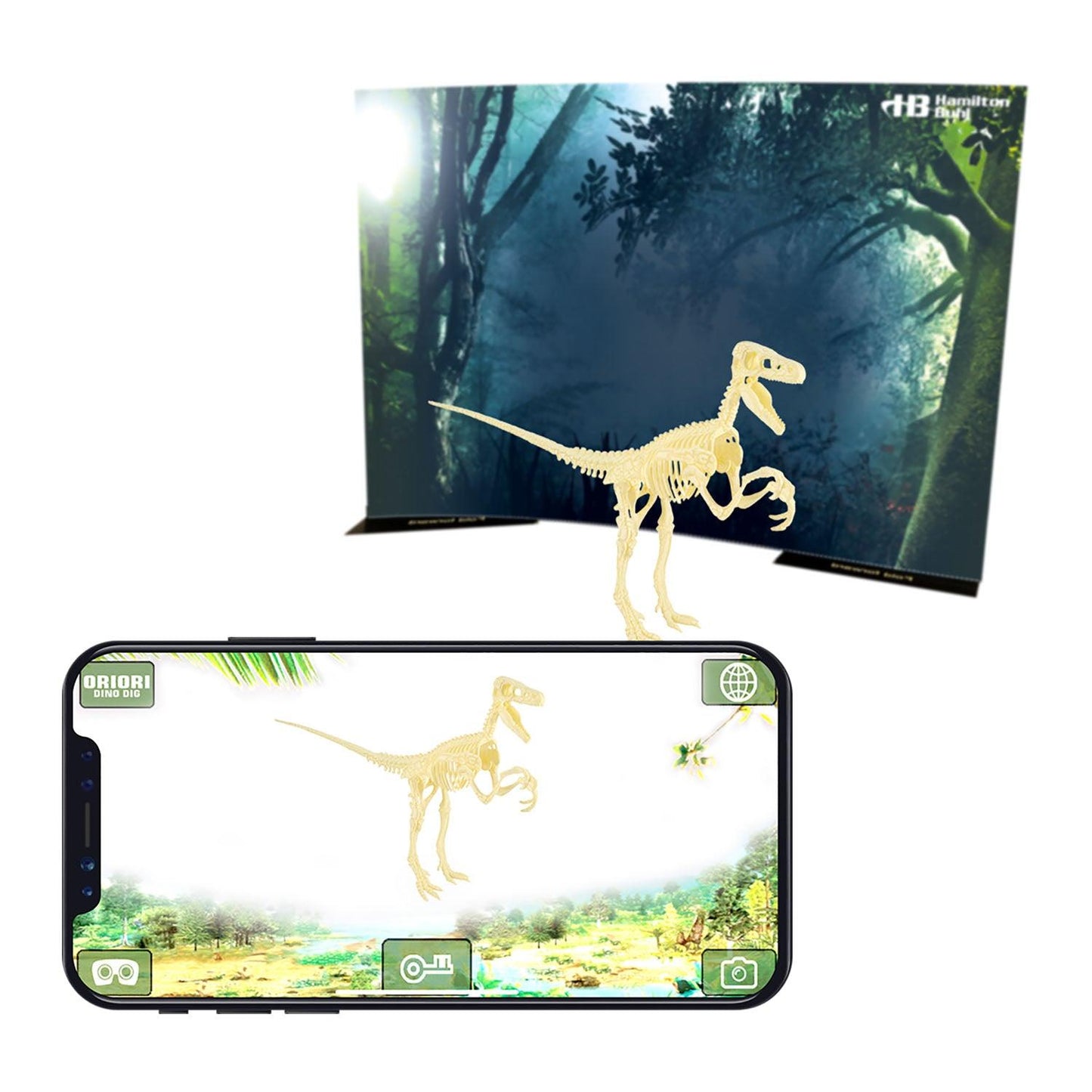 Paleo Hunter™ Dig Kit for STEAM Education - Velociraptor Rex - Loomini