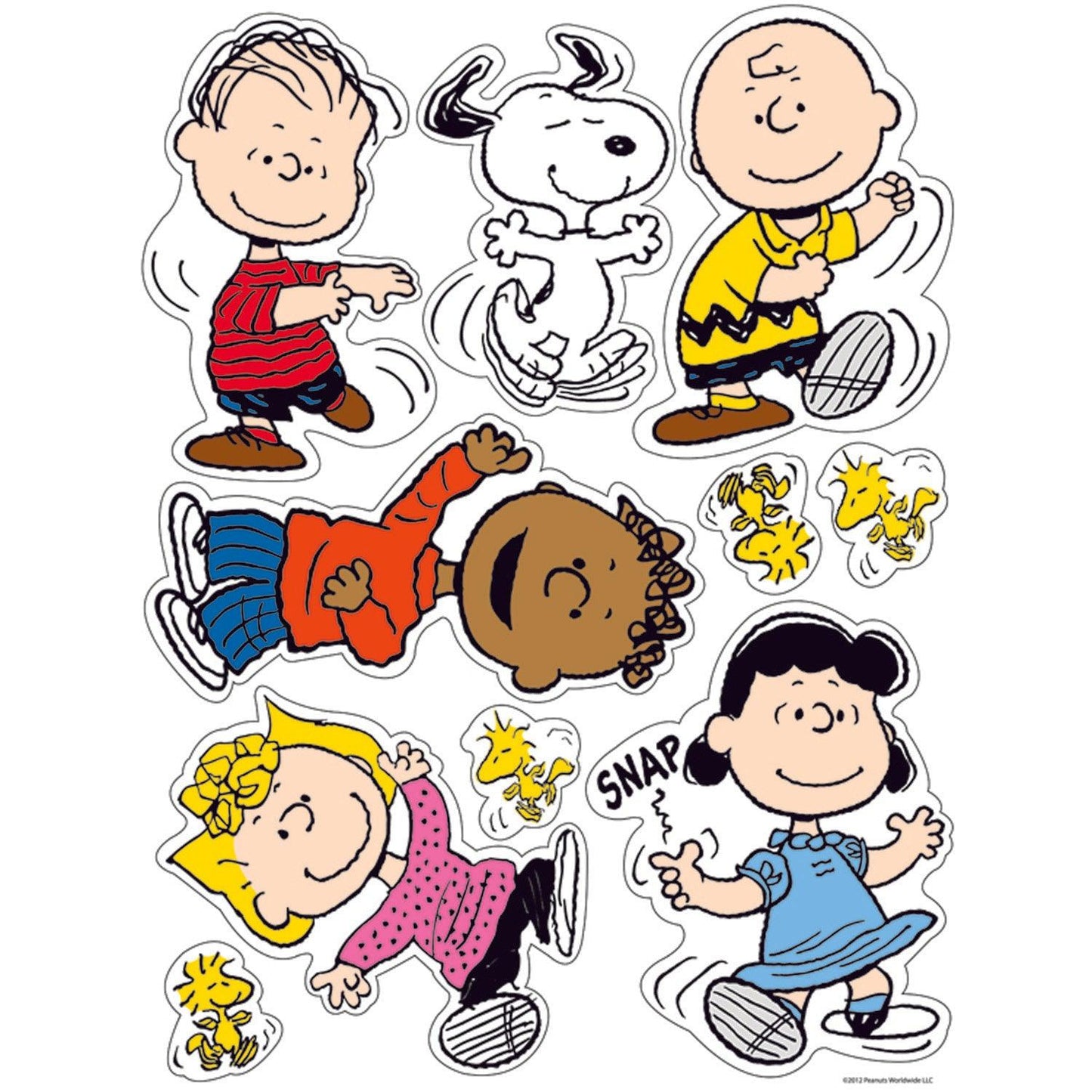 Peanuts® Classic Characters Window Clings, 12 Sheets - Loomini