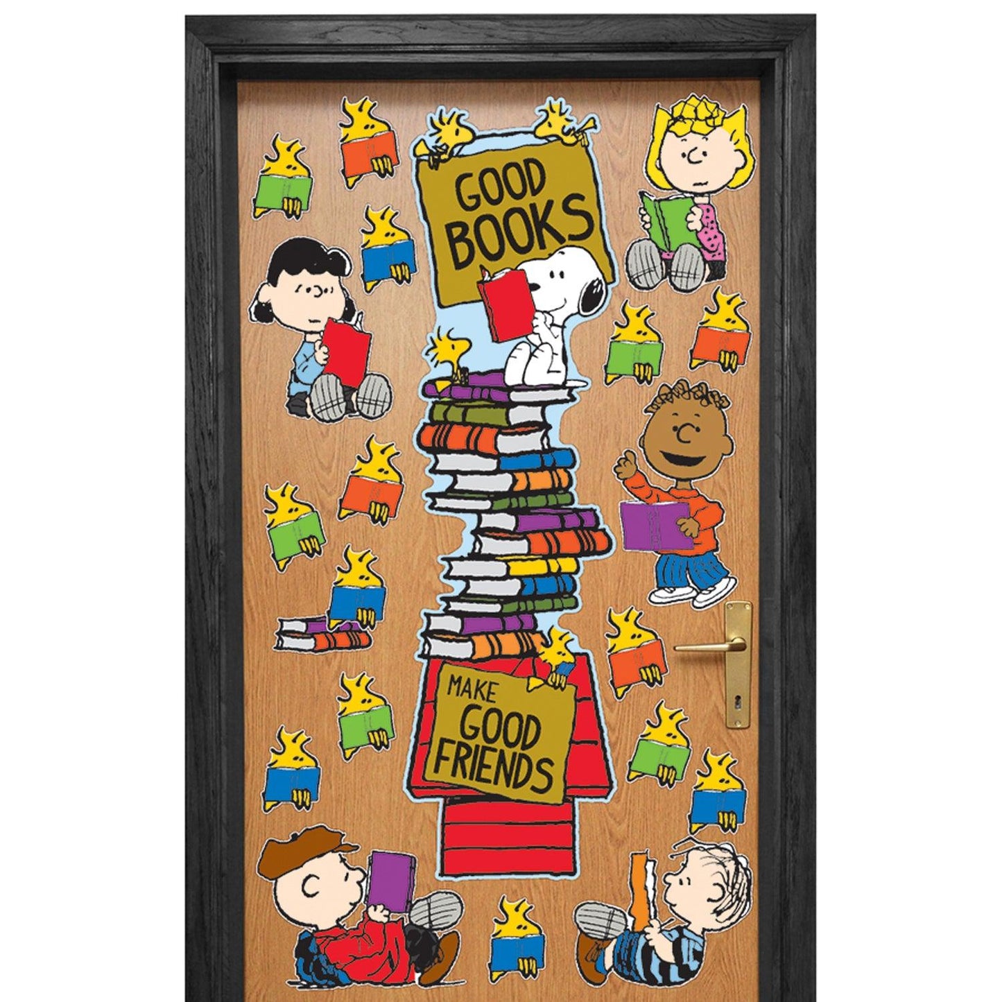 Peanuts® Reading All-In-One Door Decor Kit, 32 Pieces Per Set, 3 Sets - Loomini
